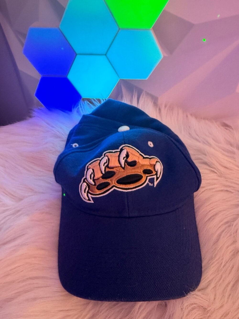 Zephyr Y2K Kentucky Wildcats Brass Knuckles Hat Blue